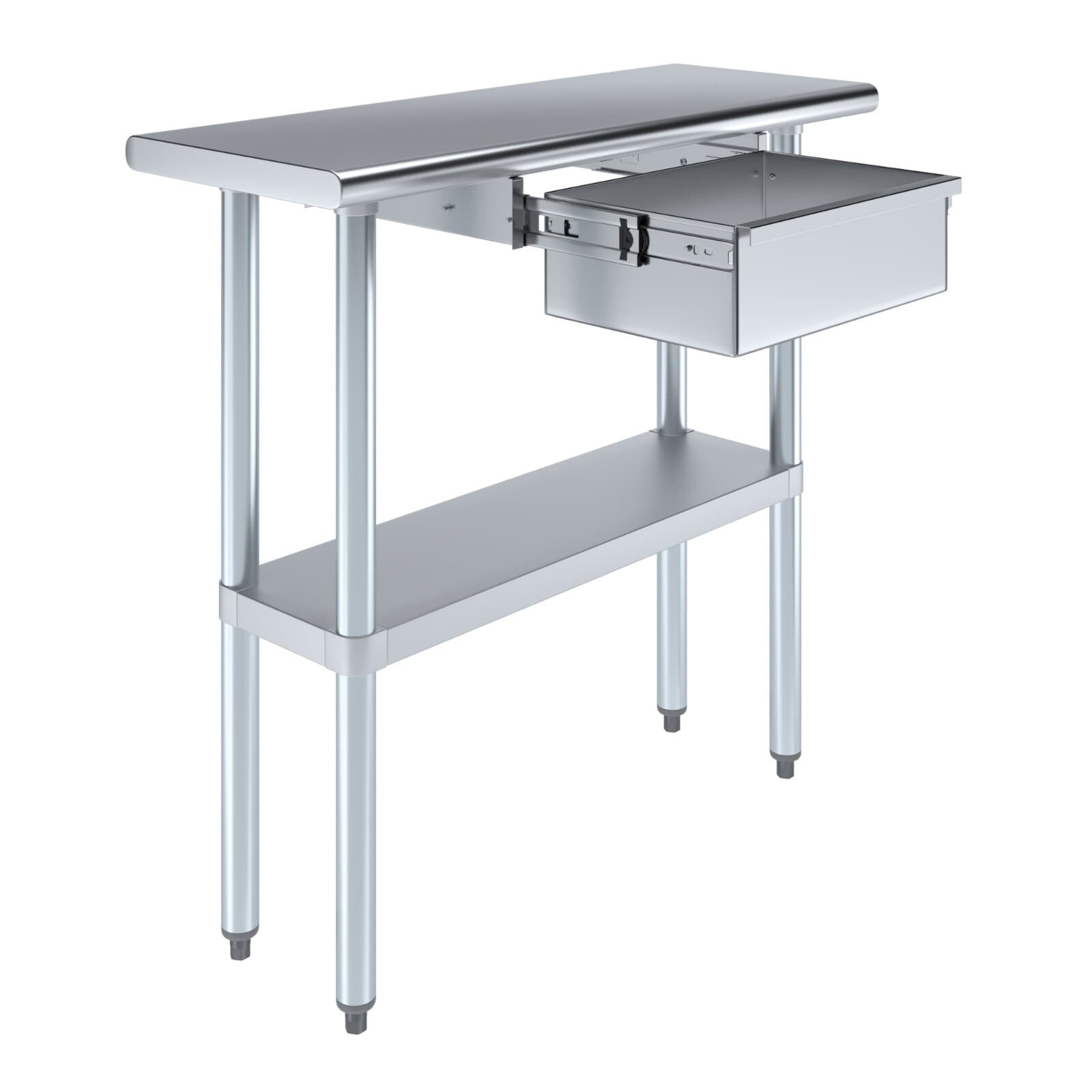 Stainless Steel Work Table With a Drawer