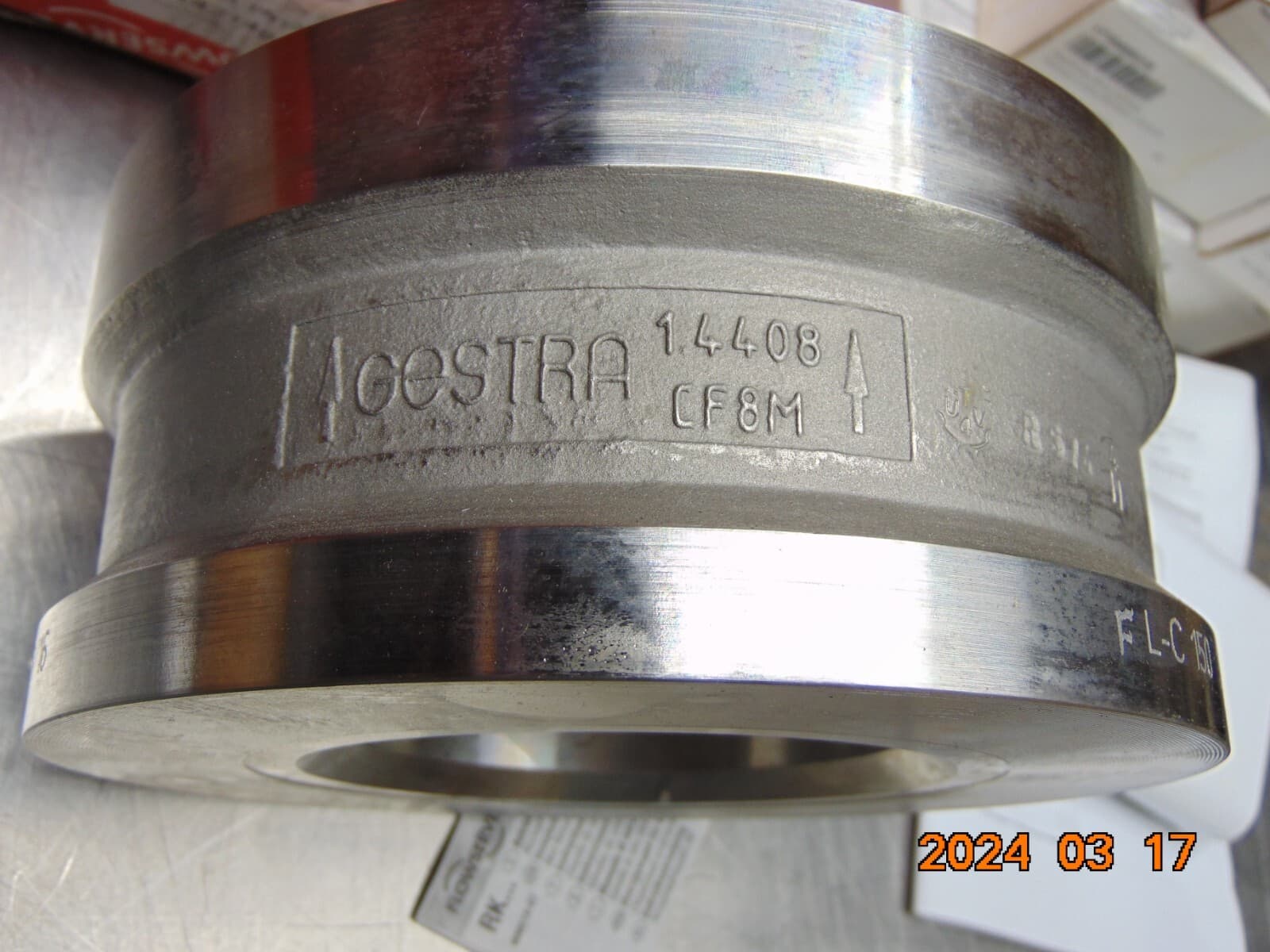 FLOWSERVE RK26A Stainless Wafer Check Valve 4" CL300 CF8M RK26A DN100 HD CL 150 6
