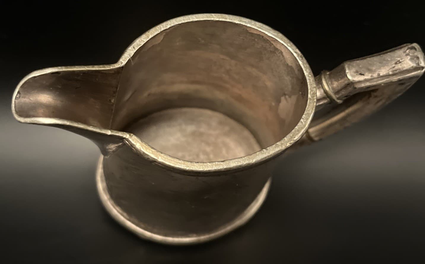 Antique Grand Hotel Kristiania Norway Silver Plate Creamer Pitcher 2