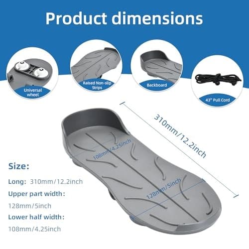Knee Glider for Replacement, Leg Exerciser and Rehabilitation Device for Grey 4