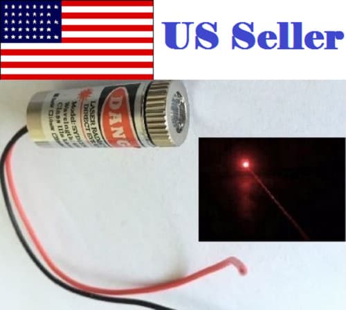 Adjustable Red 5mW 650nm Dot Laser Module Focus Laser Head