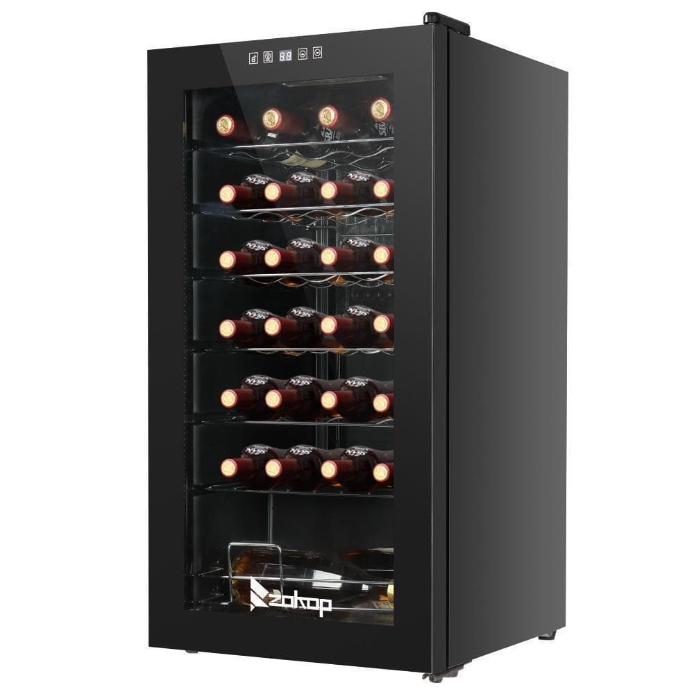 Zokop 28 Bottles Champagne Wine Cooler Refrigerator Cellar Digital LED Storage 3