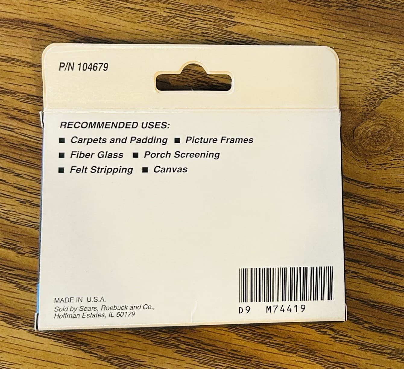 Craftsman USA 9-74419 1/2" Extra-Wide Crown Chisel-Point Wire Staples HD 1000ea. 2