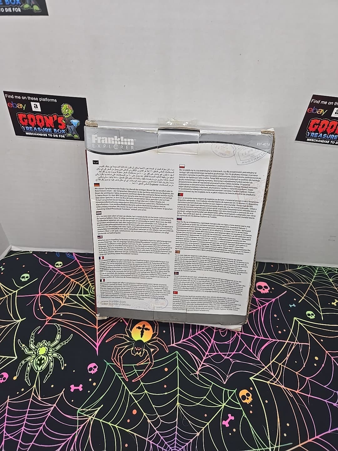 Franklin Explorer 16 Language Phrasebook Translator 2009 EST-4016 NIOB 5
