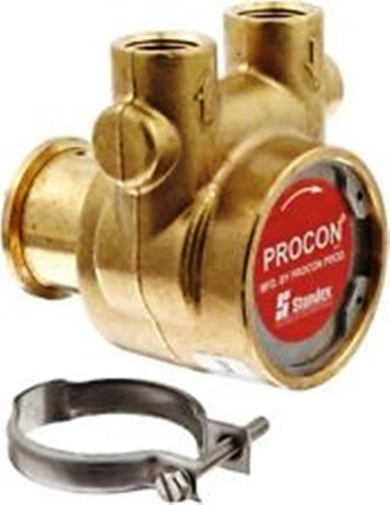 Procon Pump Model 114A330F11XX Brass 1/2" NPT Ports Carbonator 330 GPH New 4