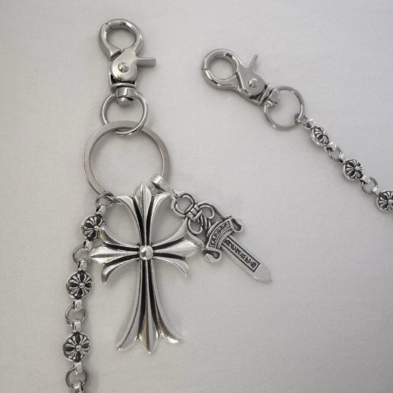 Cross Pants Chain for Men Women,Jeans Chain,Keys Chain,Biker Wallet Chain 4