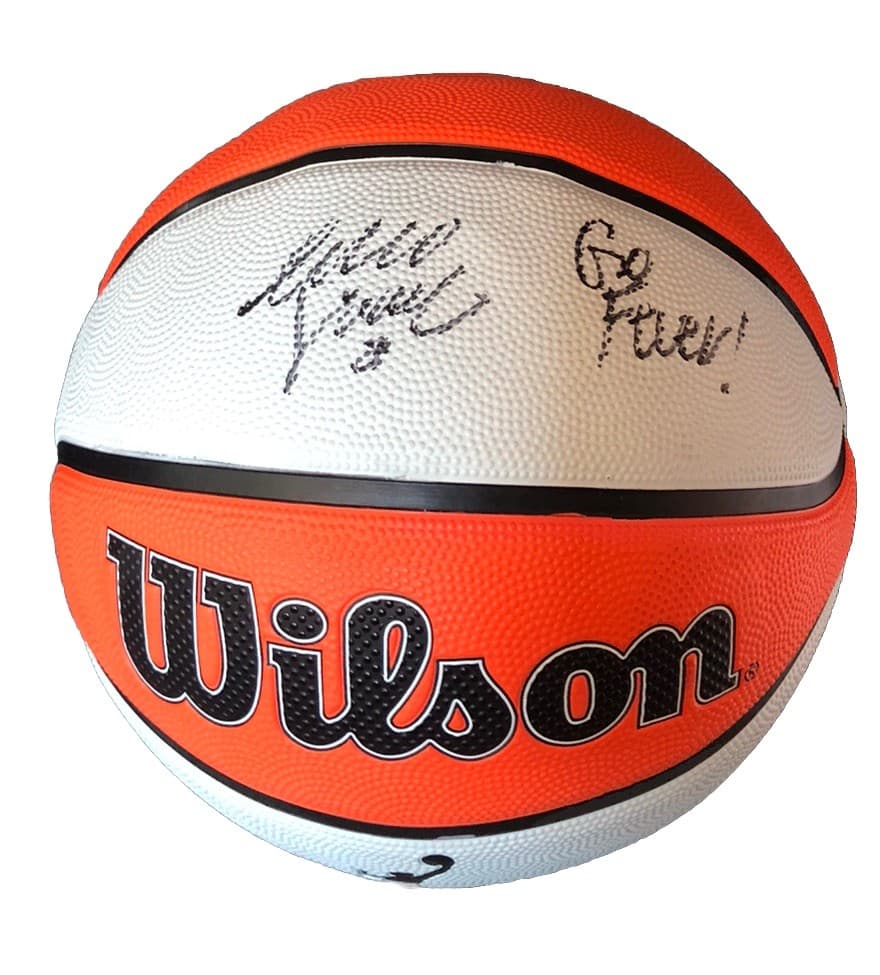 Sophie Cunningham Signed Autographed WNBA Replica Basketball ‘Go Fever!’ PROOF 2