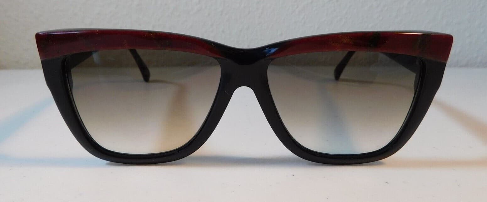 Vintage ELITE OPTICAL Fantasy Black/04 54/17 Sunglasses New Old Stock #F4 2