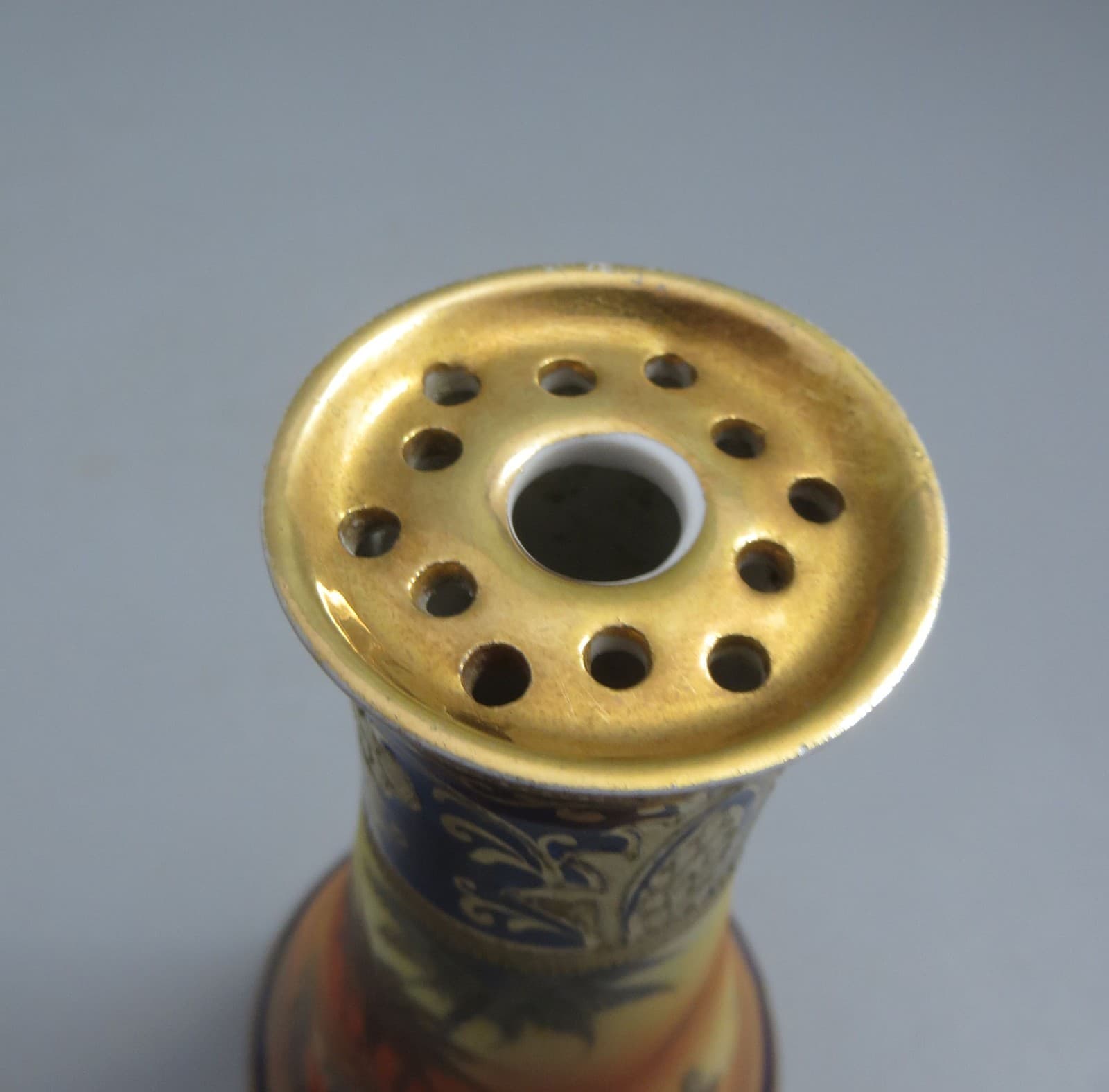 Vintage Noritake Man on a Camel Desert Scene - Hat Pin Holder - As Found 4