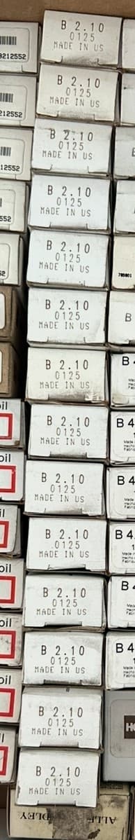 Square D B 2.10 0125 Overload Relay Thermal Unit - Lot of Fourteen (14)