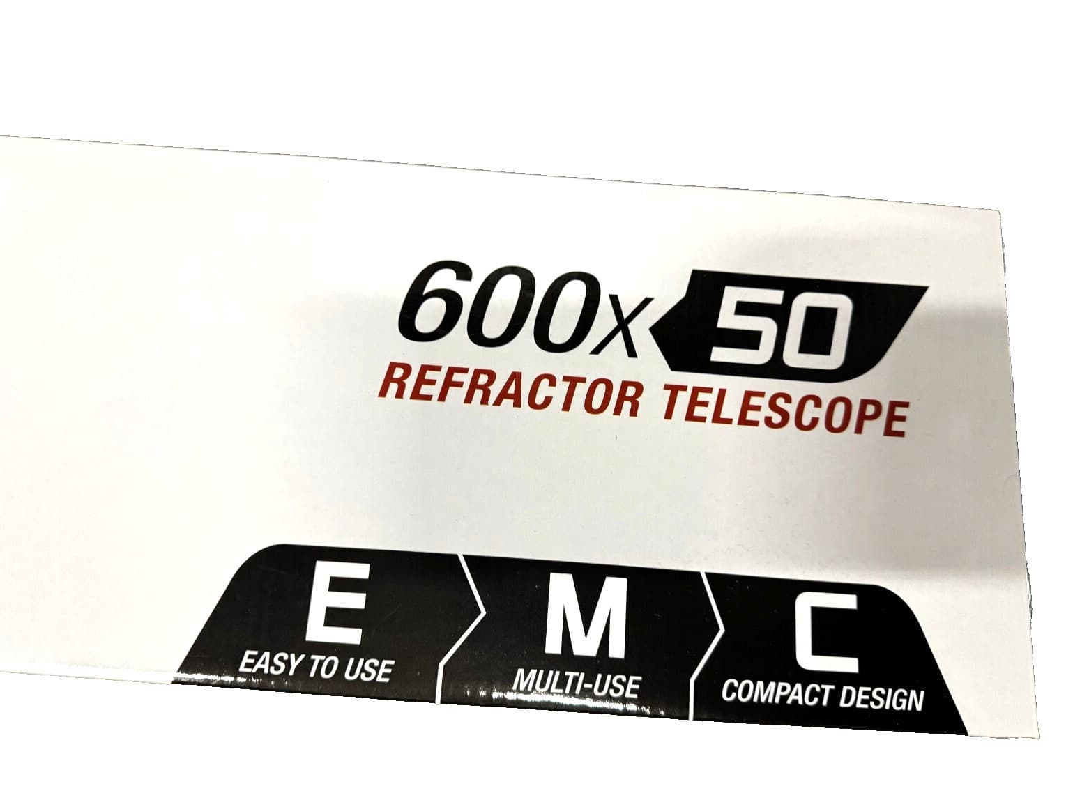 TASCO Spacestation Refractor Telescope 600x50mm With Tripod, Black T60050W 3