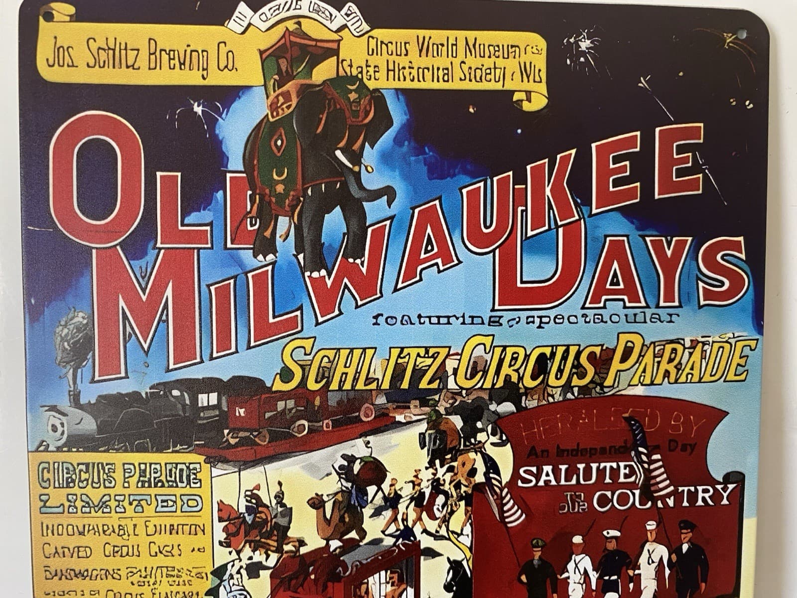 Schlitz- Old Milwaukee Beer Metal Sign - Vintage Retro Style Ad 2