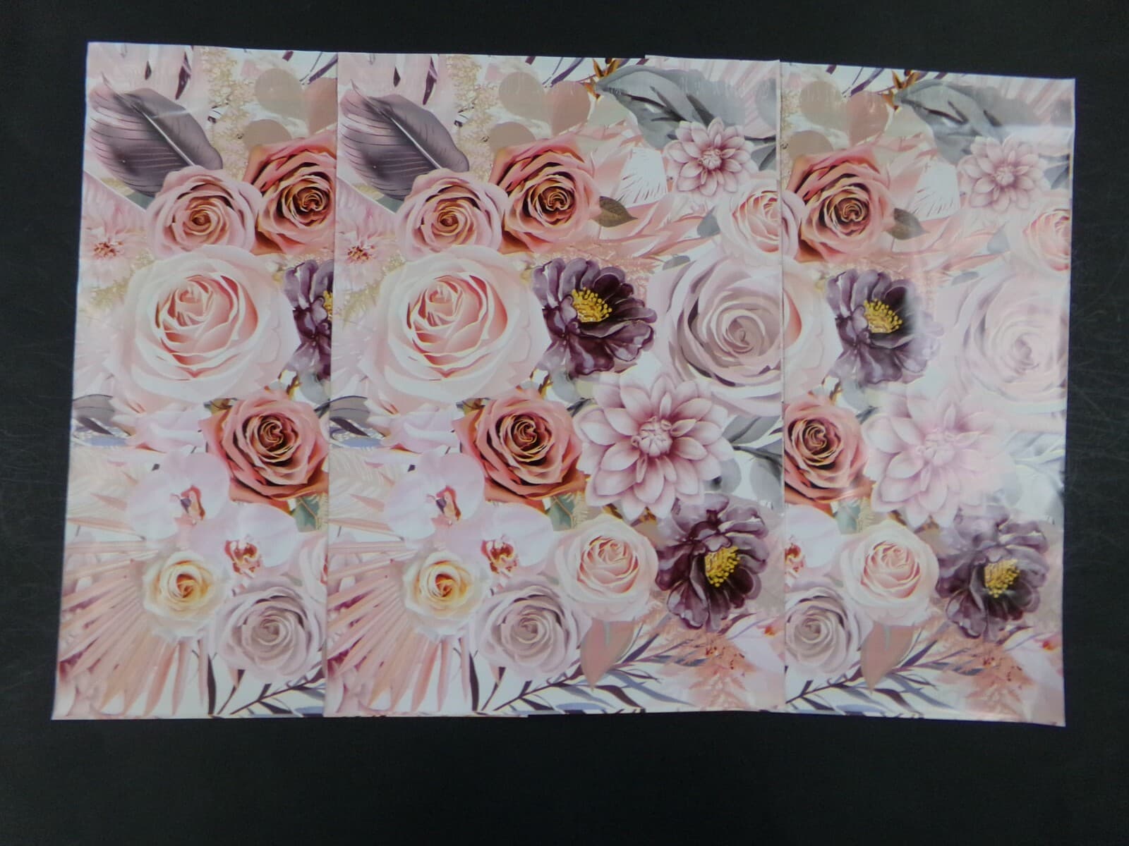 10-100 14x17 BOHO FLORAL Poly Mailers Flower Pastel Shipping Envelopes Bags 4