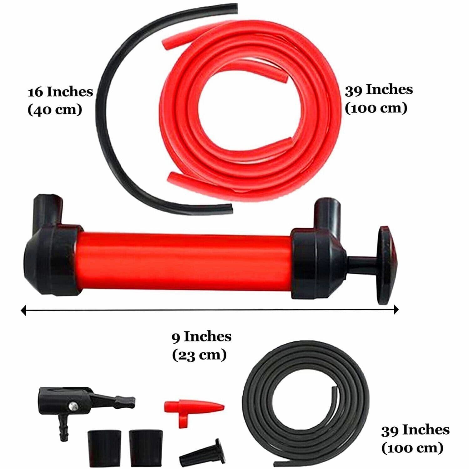 Multi-Use Liquid Transfer Siphon Hand Pump For Fuel Diesel Oil Kerosene Water 6
