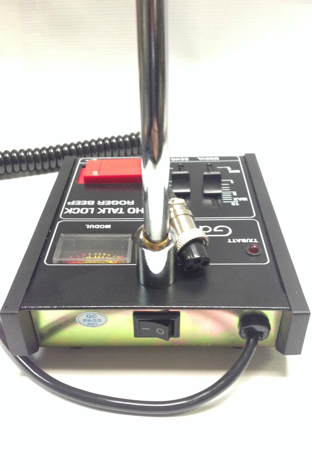 ECHO MASTER GALAXY POWER BASE 4 pin Cobra CB HAM Classic ROGER BEEP MIC  4