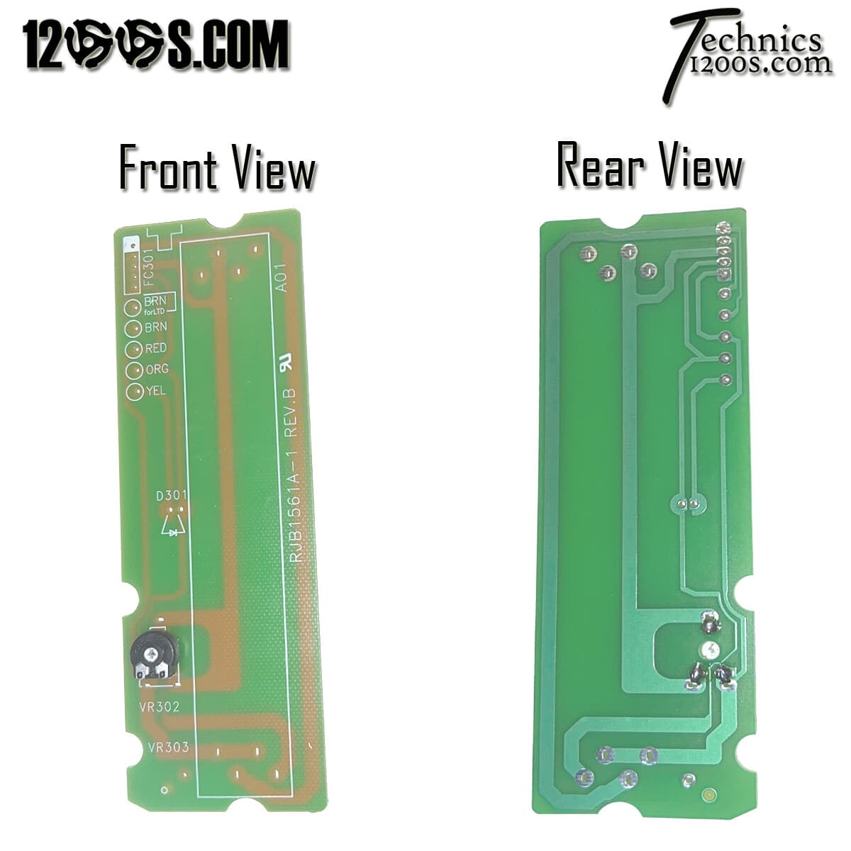NEW TECHNICS 1200 1210 PITCH CONTROL PCB PC BOARD WITH POTENTIOMETER MK2 M3D MK5