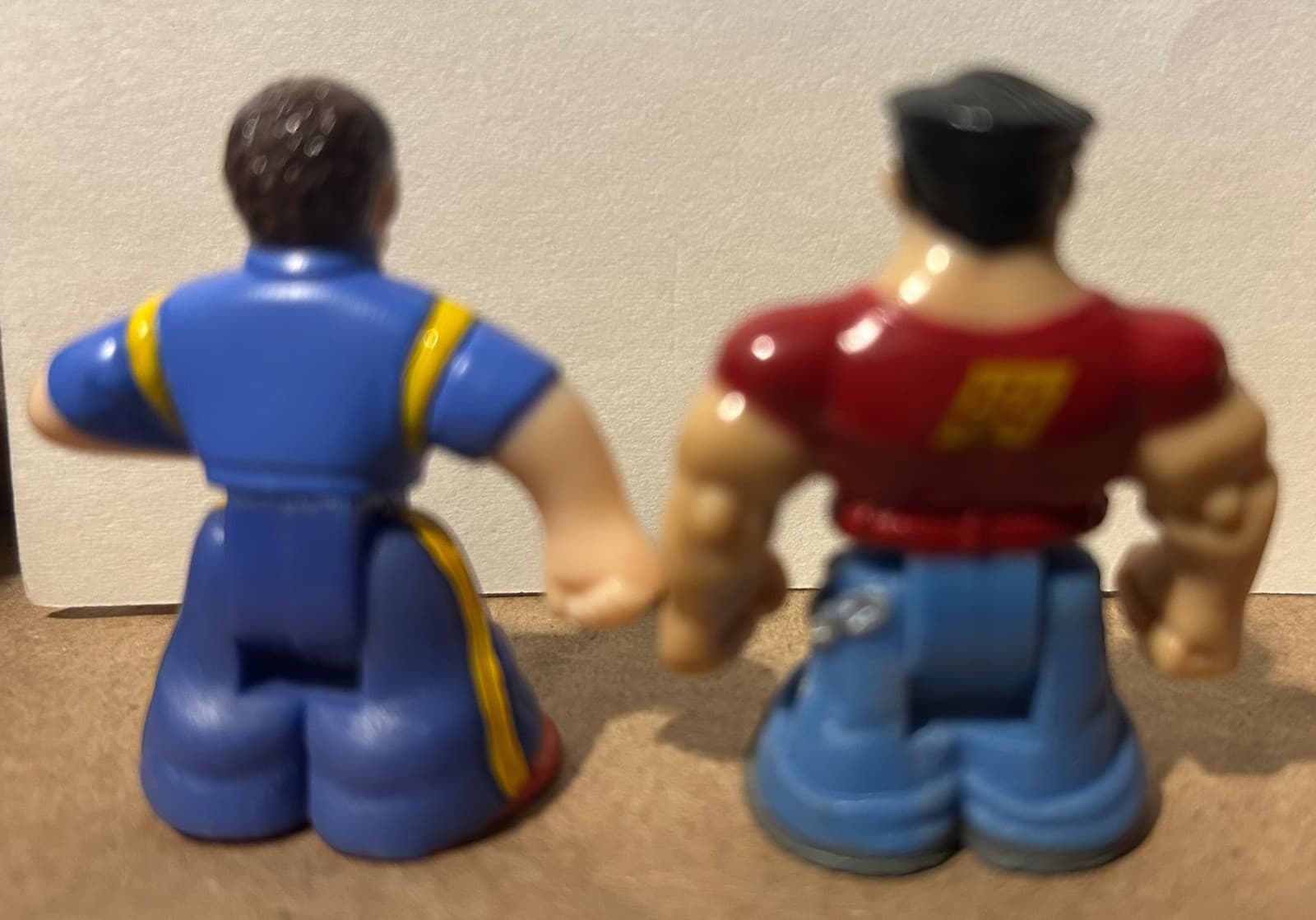 4 Fisher Price GEO TRAX  Figures People  Girl with Flower & Workers & Blue Crate 4