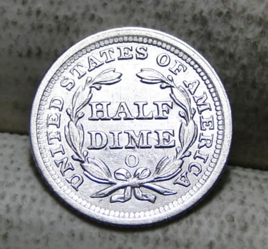 1855-O Seated Liberty Half Dime 4
