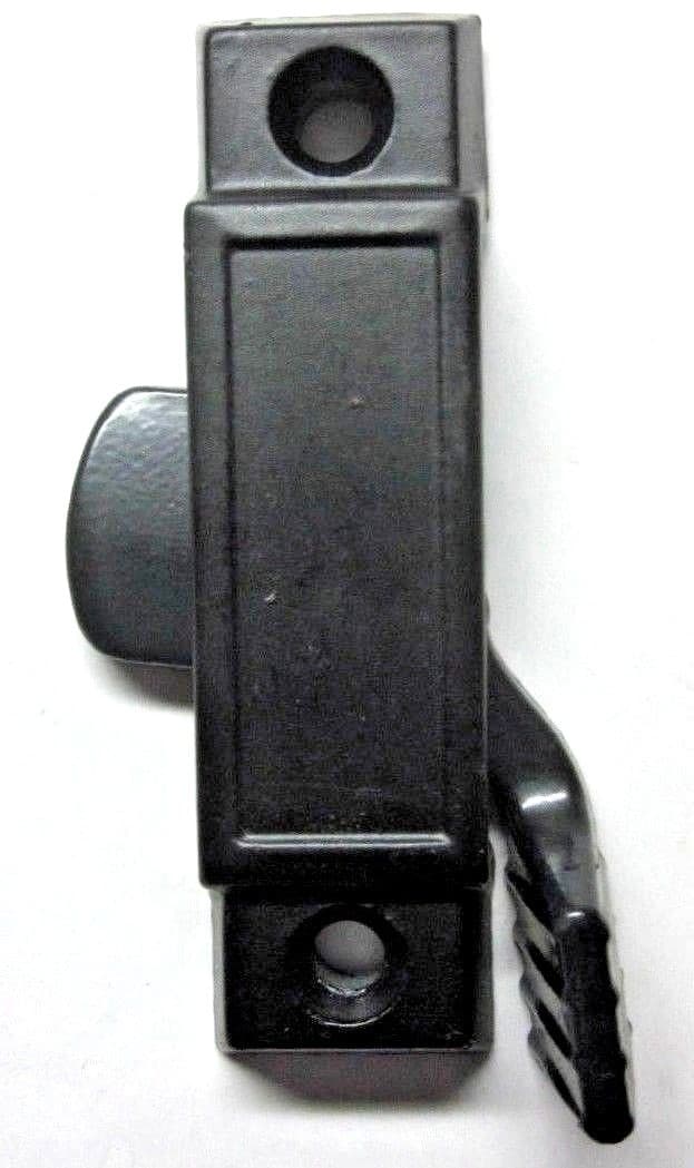 2 Sliding Window Black Zinc Sweep Latch Sash Locks 3/8" Lip 2-1/4" Centers 3/8SB 5