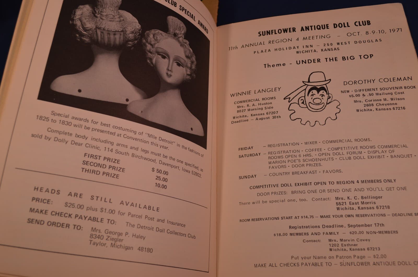 2 Vintage Doll Magazines Booklets,Happy Dollies Story Book,Doll News 1971 3