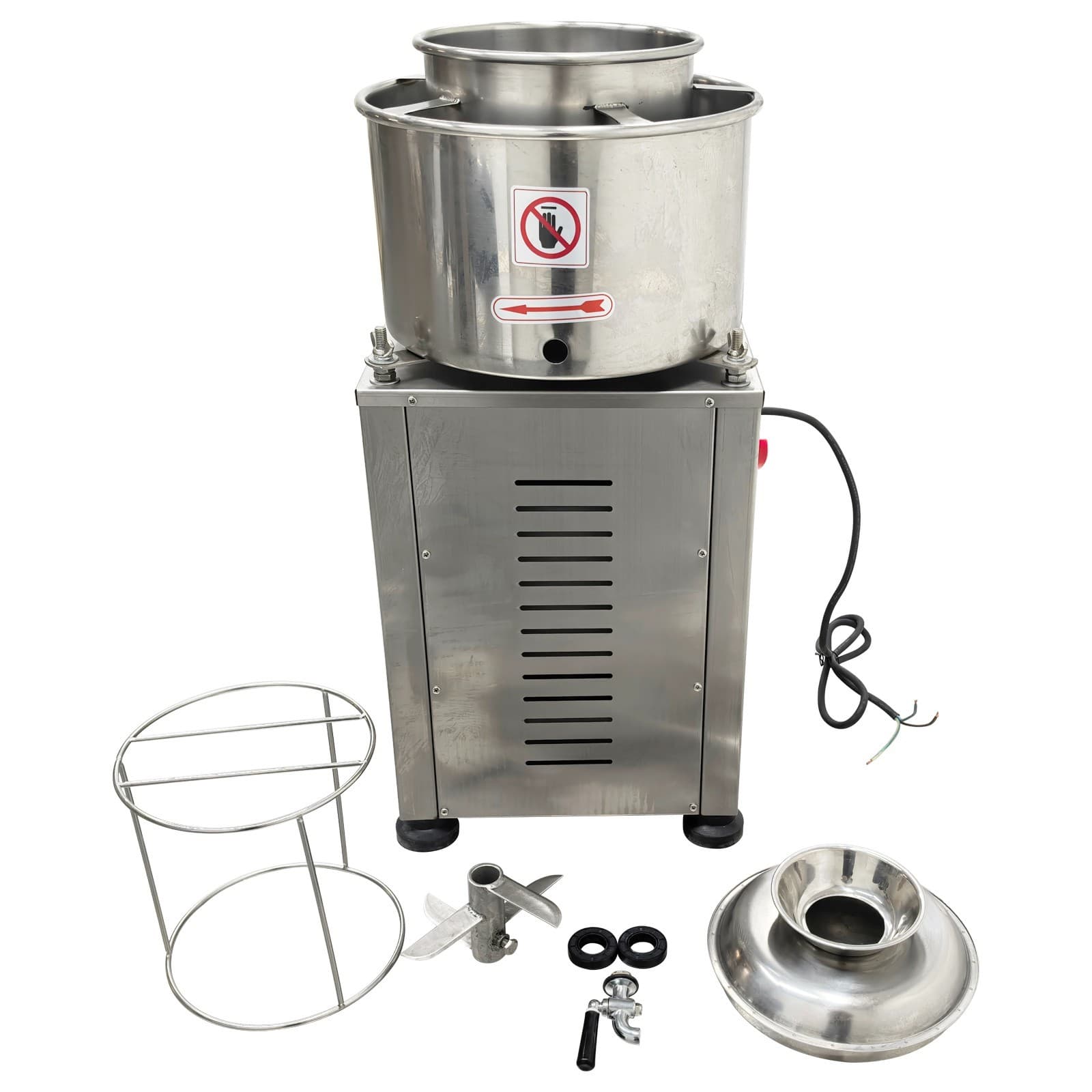 Meatball Beating Machine Beef Pork Fish Meat Paste Mixer Processor Stainless220V 5