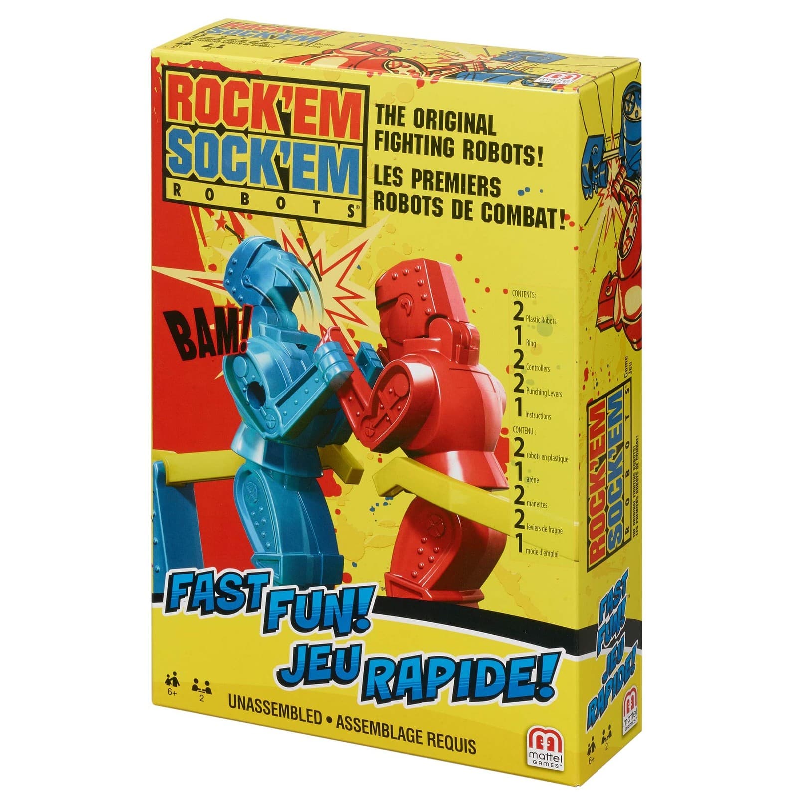 Rock 'Em Sock 'Em Robots FMW26 Toy, Multicoloured 5