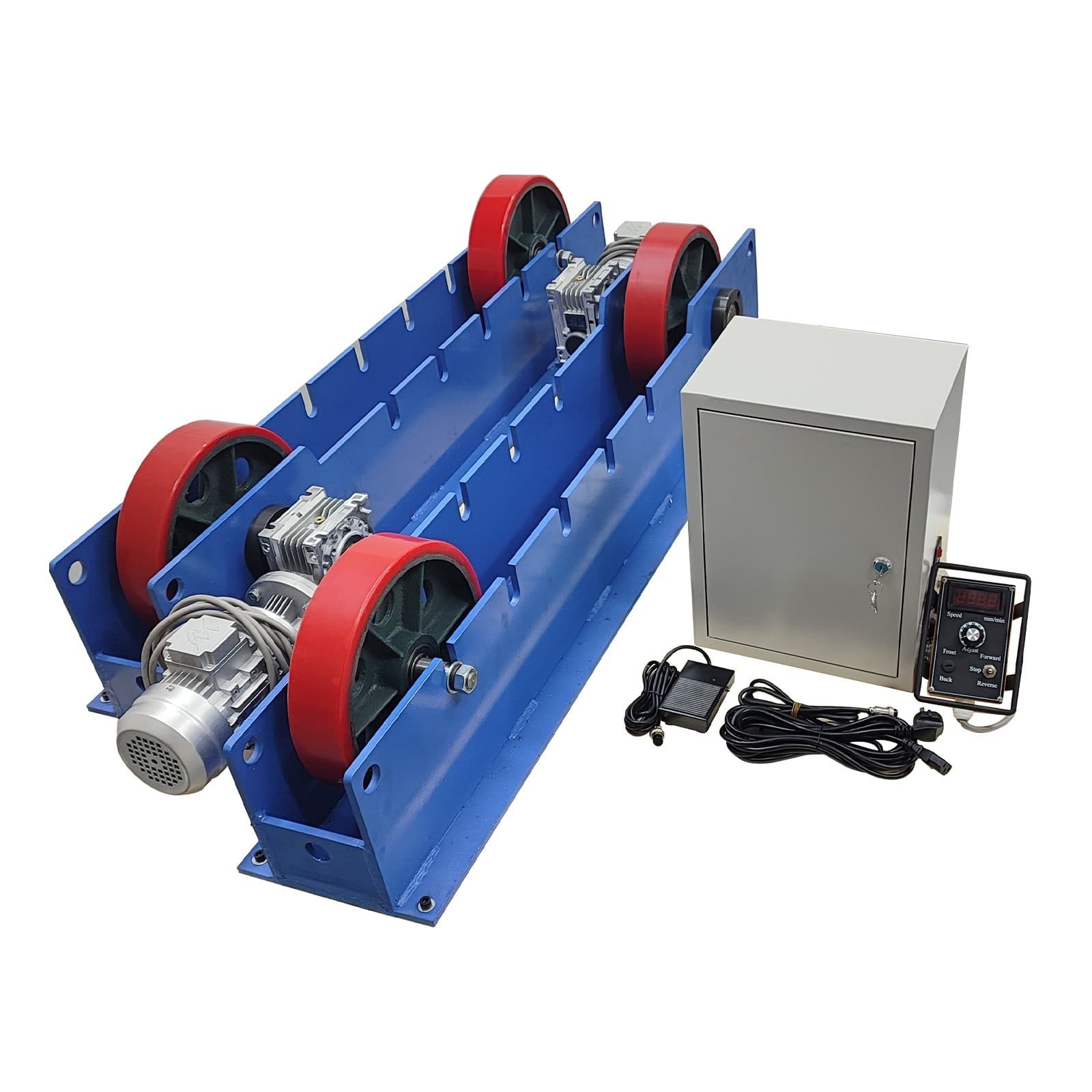 220V Electric Welding Tank Turning Rolls Positioner,6600LB Dual Motor Driven 4