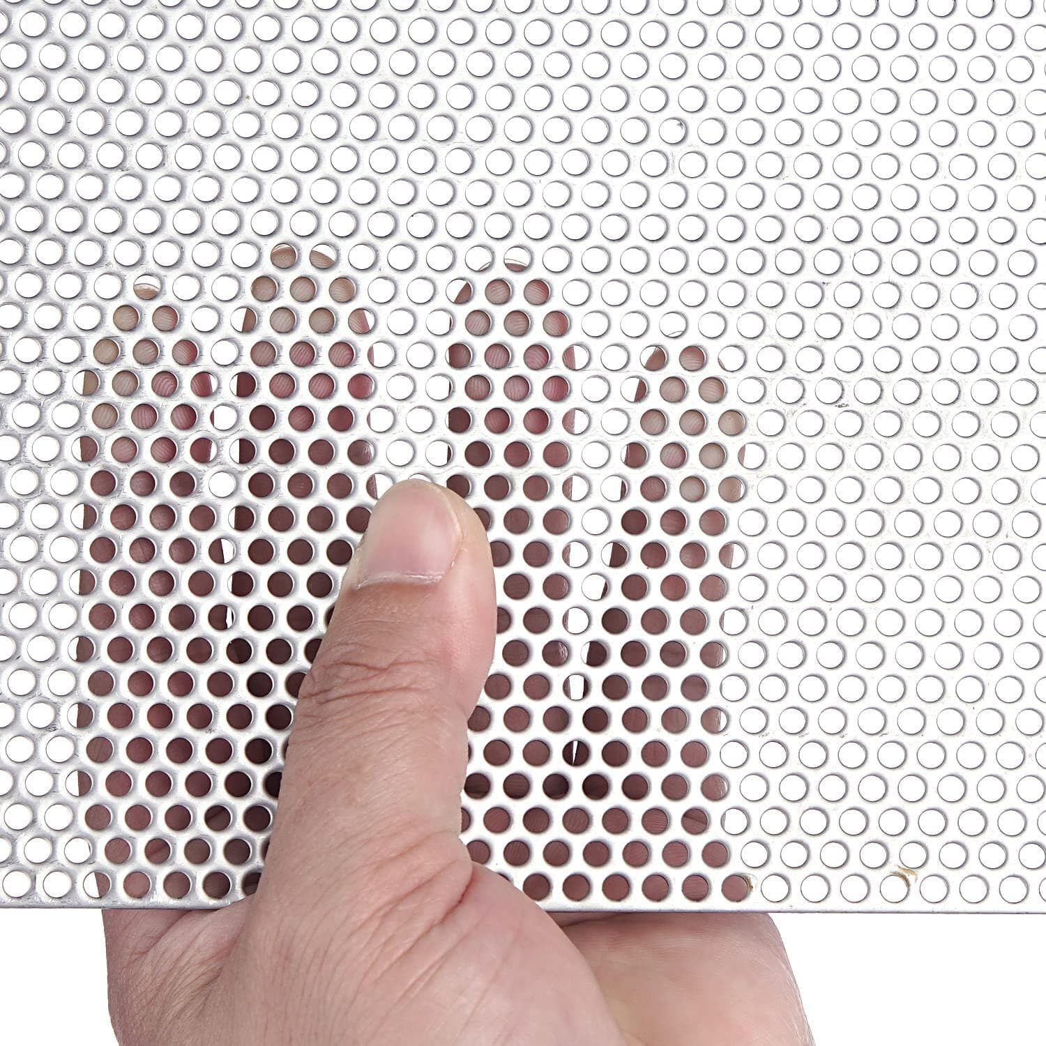 Perforated Stainless Steel Perforated Metal 11.8" x 11.8" Stainless Steel Pre...