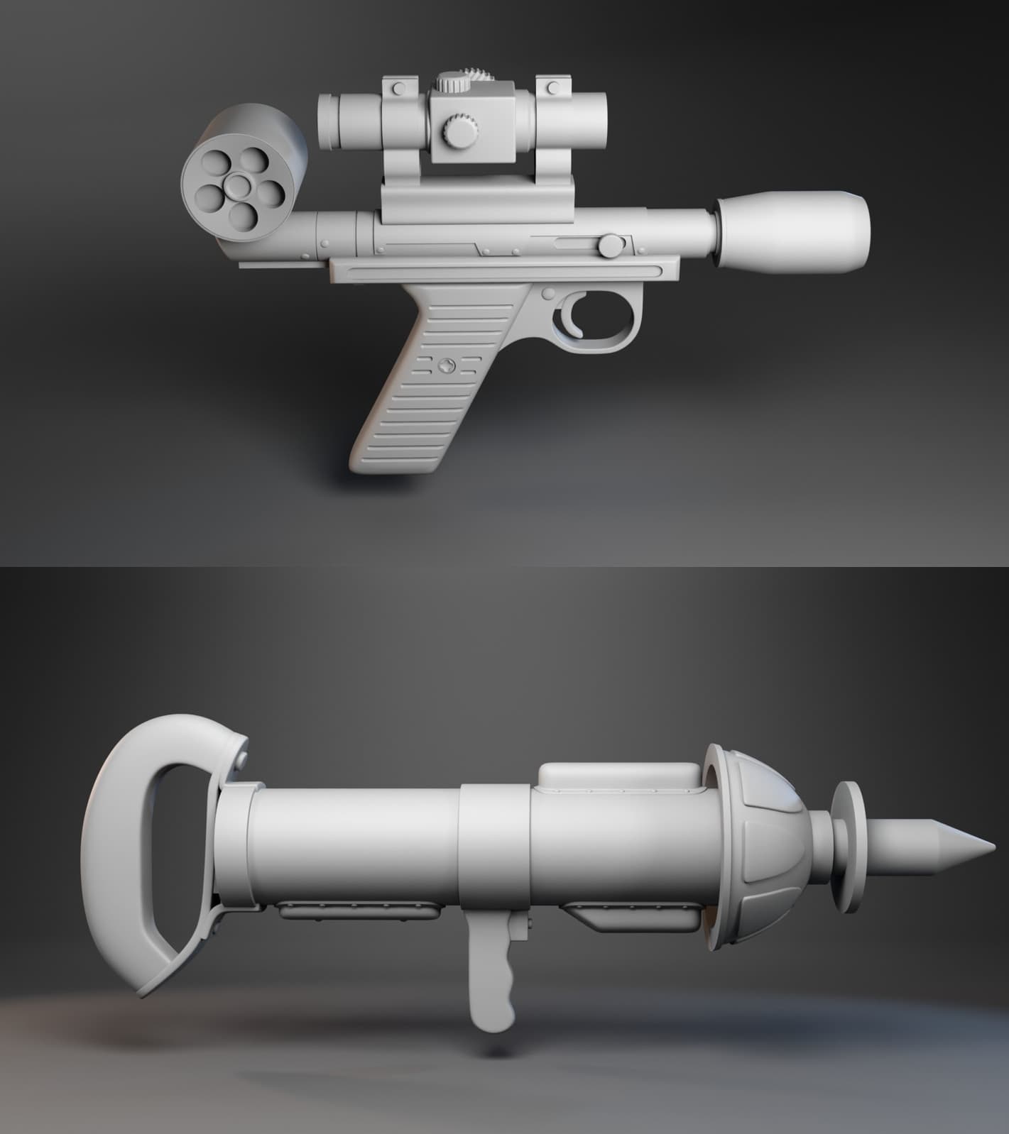 Land of the Giants Welder and James Bond Goldeneye Pistol 1:6 - 3D Printed