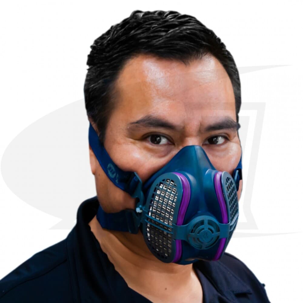 Miller Reusable Half Face Welding Auto Construction P100 Respirator Mask SML/MED 3