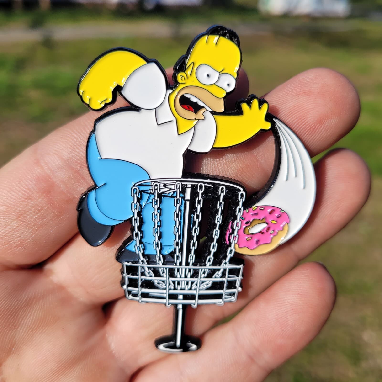 Top Quality Disc Golf Enamel Pin - Strong, detailed swag for your bag