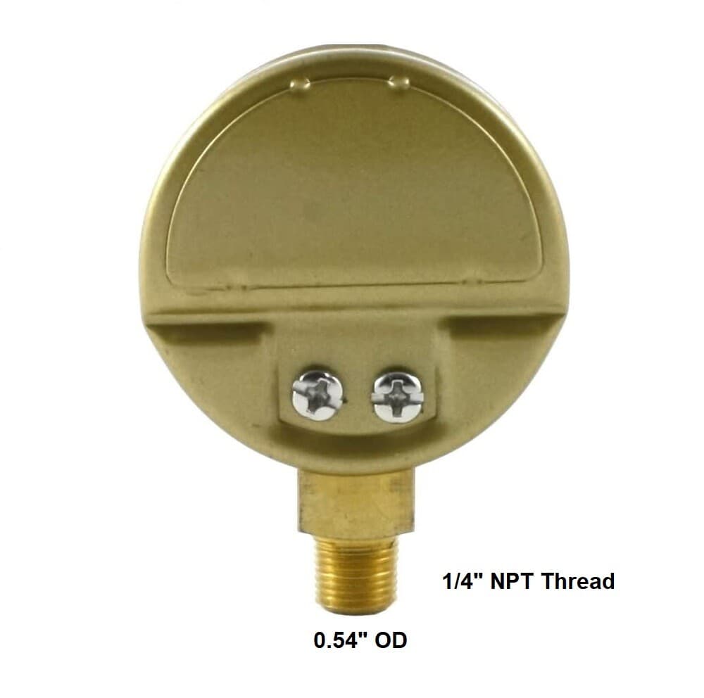 Pressure Gauge 2” Low Pressure for Acetylene Regulators 0-30 P.S.I. 2-30 3