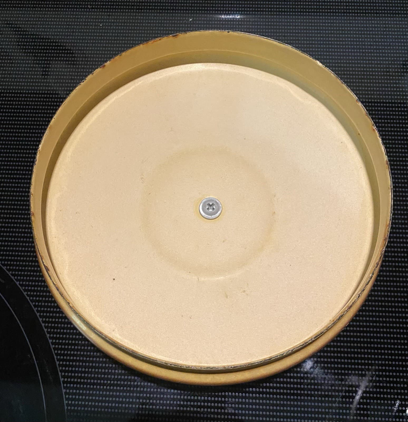 1970’s Vintage Enamel Tea Kettle w/ Lid & Fruits & Mushrooms Pattern By Sears 5