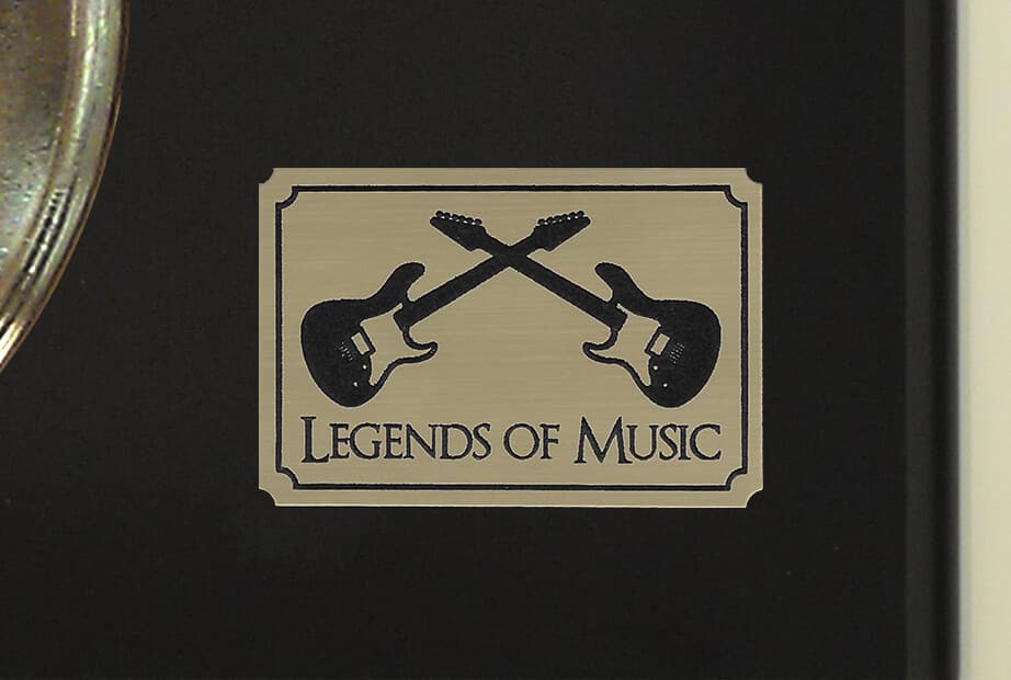 BB King "The Thrill Is Gone" Reproduction Signed Record Display Wood Plaque 4