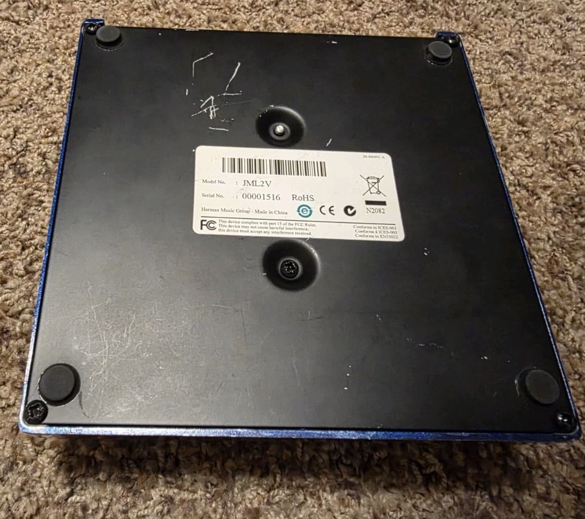 DigiTech JamMan Stereo Looper/Phrase Sampler JML2V-01 Tested NO POWER CORD 3