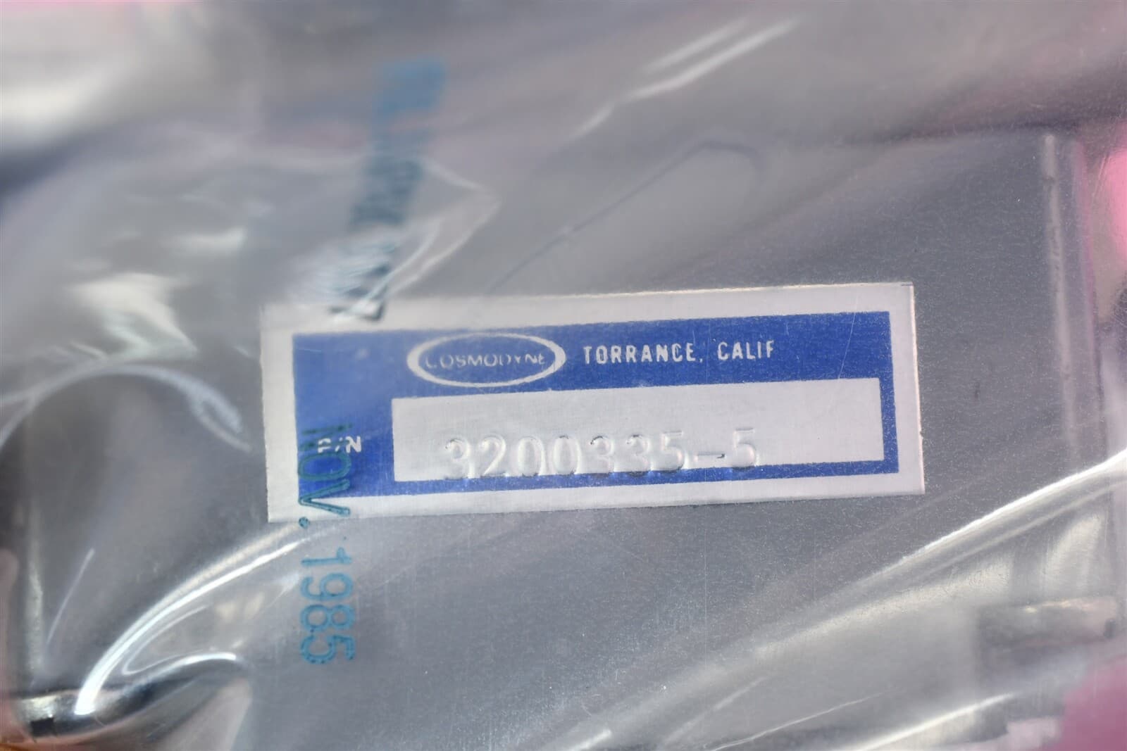 COSMODYNE Piston Detector 2112330-1 for Regenerator Valve w/ Switch 3200335-5 3