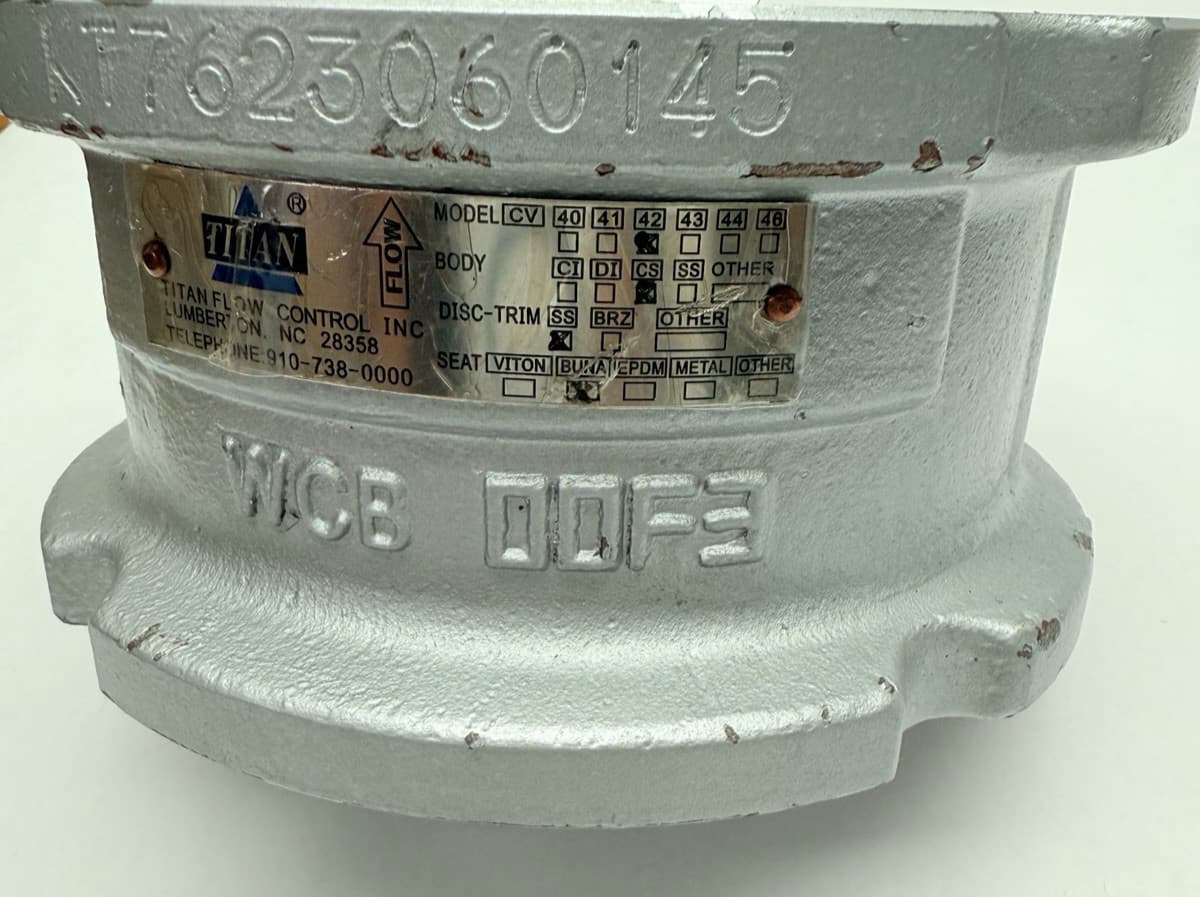 Titan-FCI CV42/CV44, Check Valve  3-150/300, CF8M Titan Flow Control AC80 5