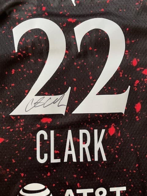 NEW NIKE CAITLIN CLARK AUTOGRAPHED INDIANA FEVER STRANGER THINGS JERSEY 5
