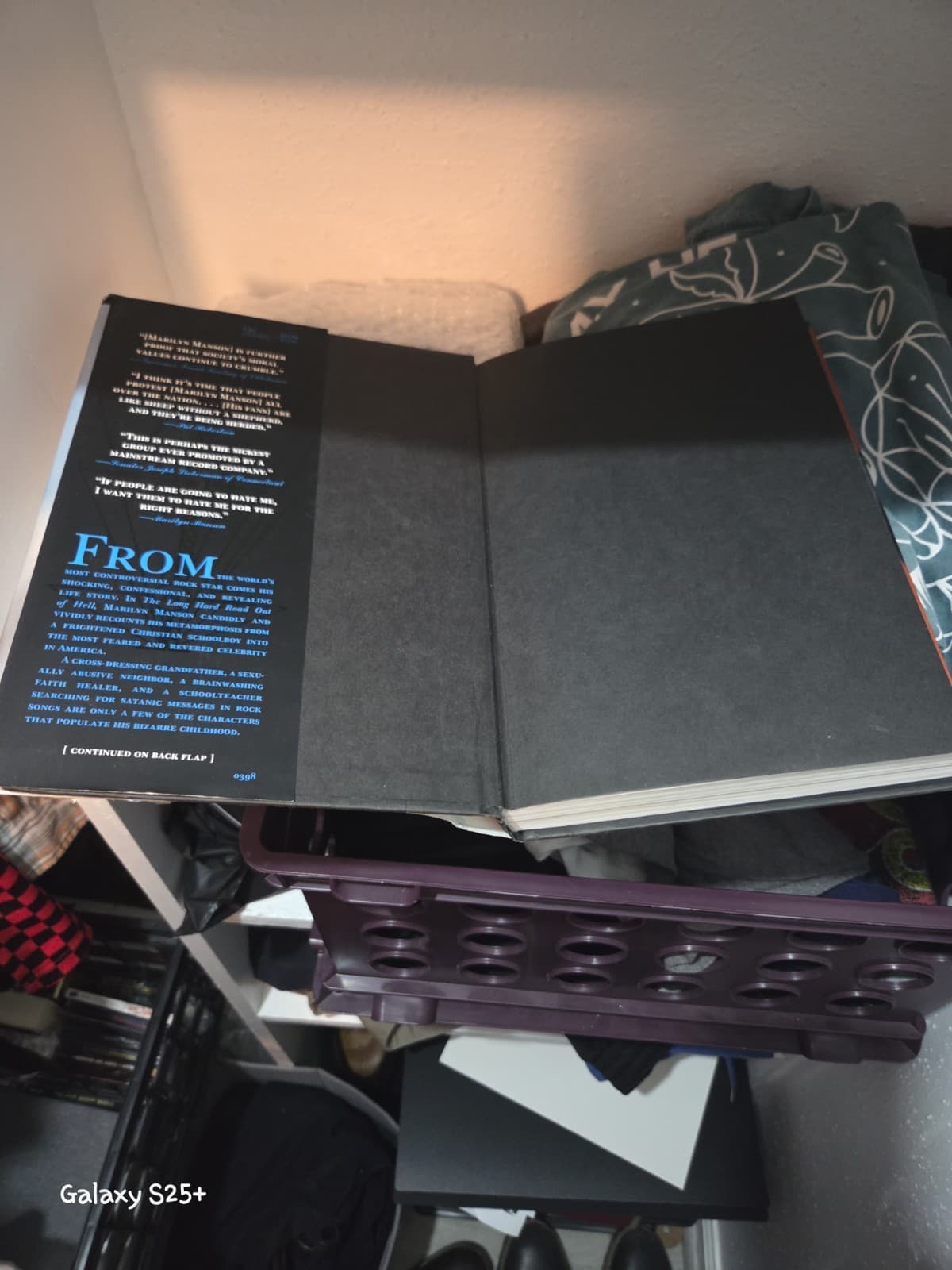 Signed Marilyn Manson Autobiography Book 1998 1st Edition Full Signature 🔥  6