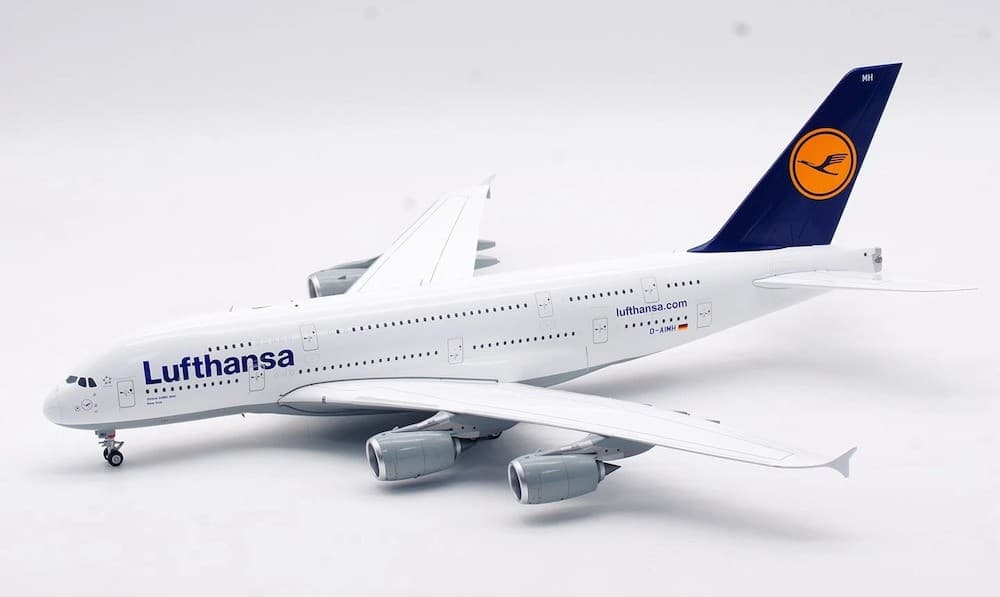 SQ Wings L2078 Lufthansa Airbus A380-800 New York D-AIMH Diecast 1/200 Jet Model 2