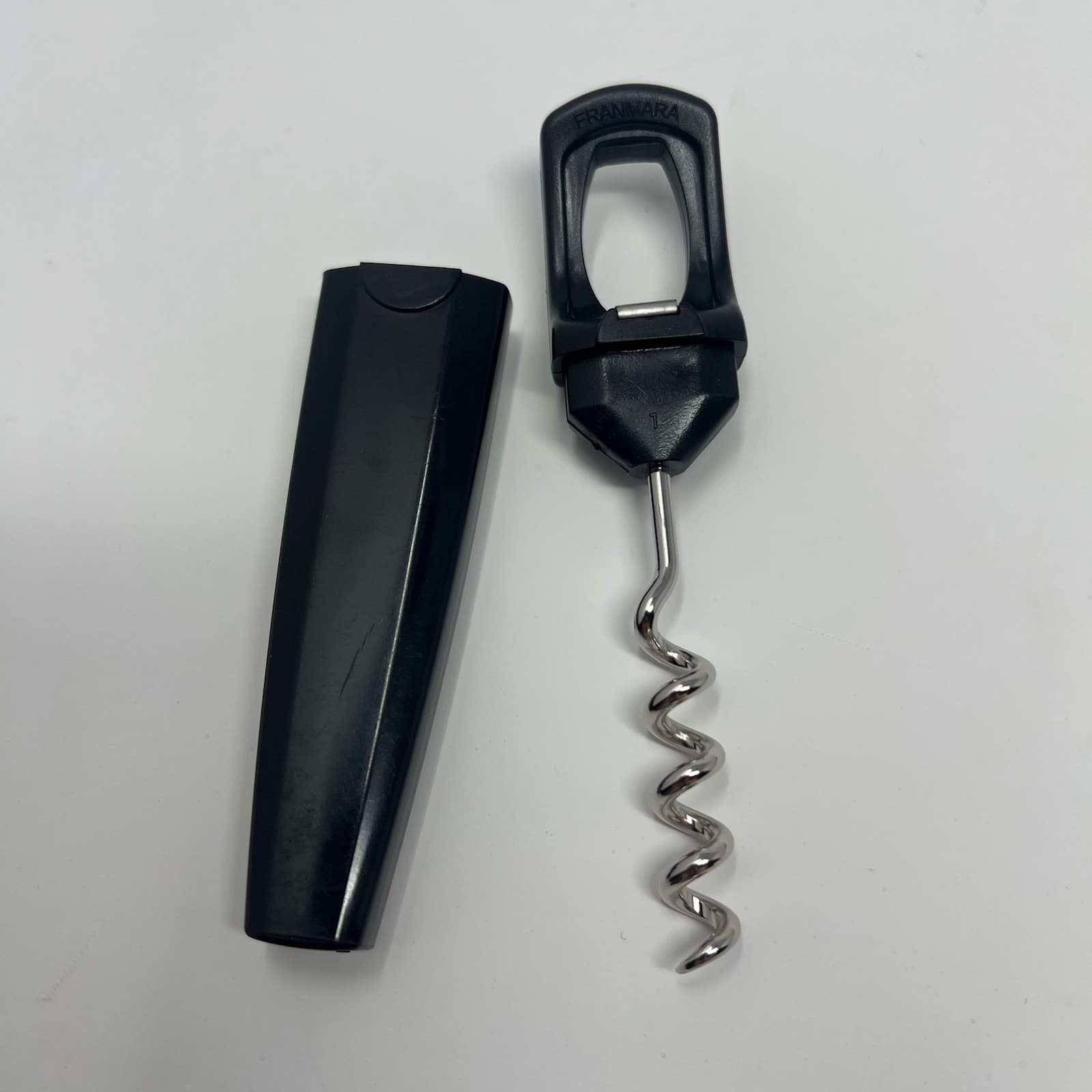 Franmara Traveler’s Corkscrew With Bottle Opener No. 3010 Black Wine Culinary 2