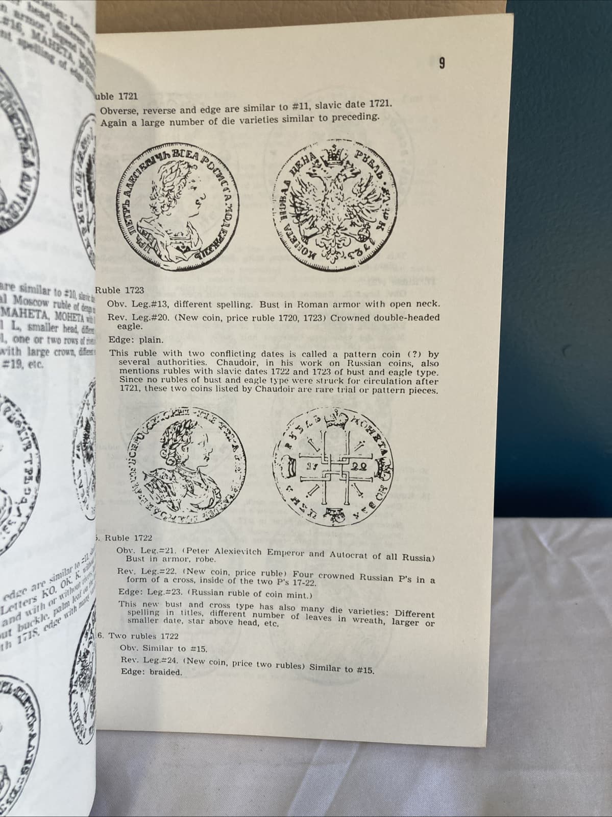 Rubles of Peter the Great and his Successors A. E. Kelpsh The Numismatist 6