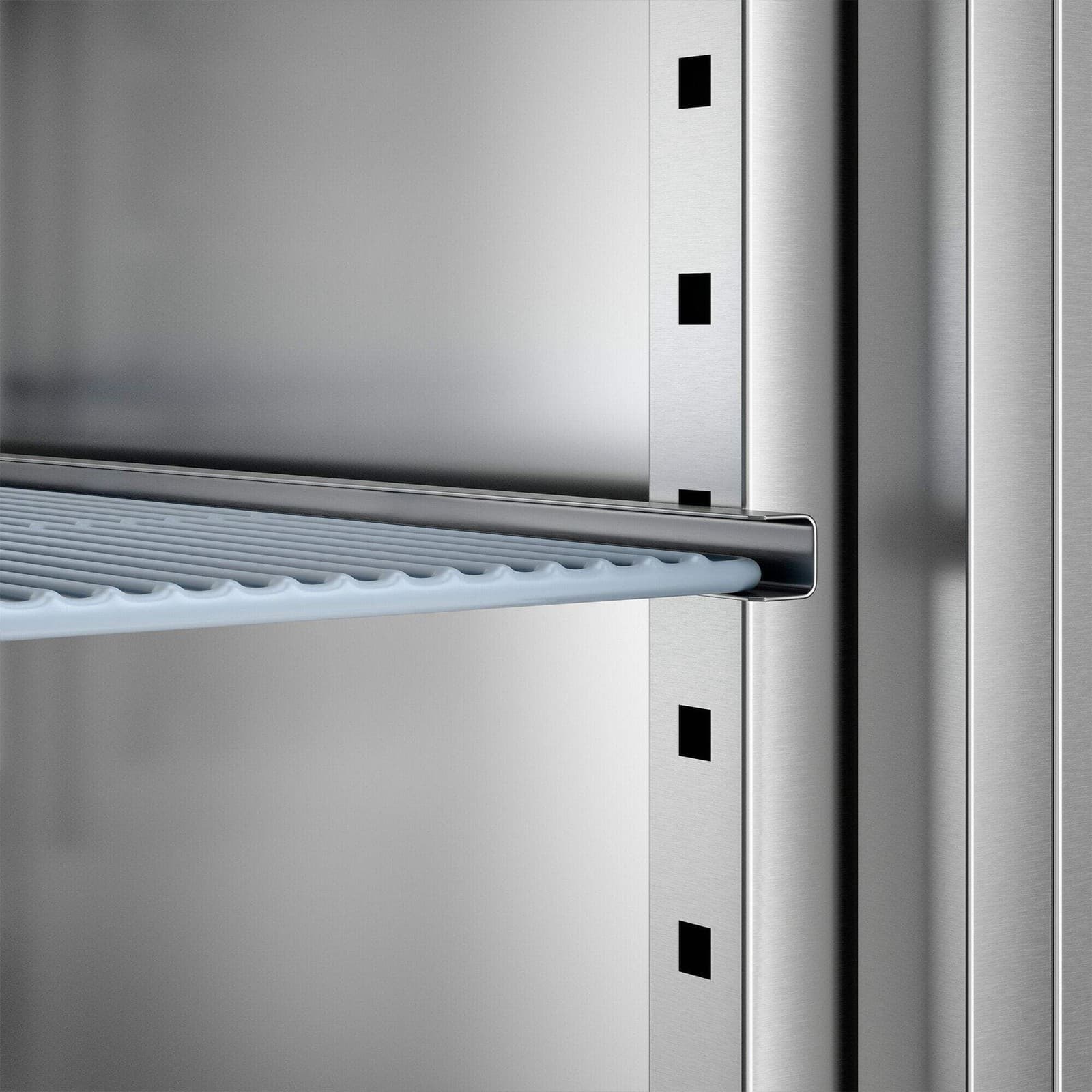 81 5/16" Stainless Steel Solid Door Reach-In Freezer 5