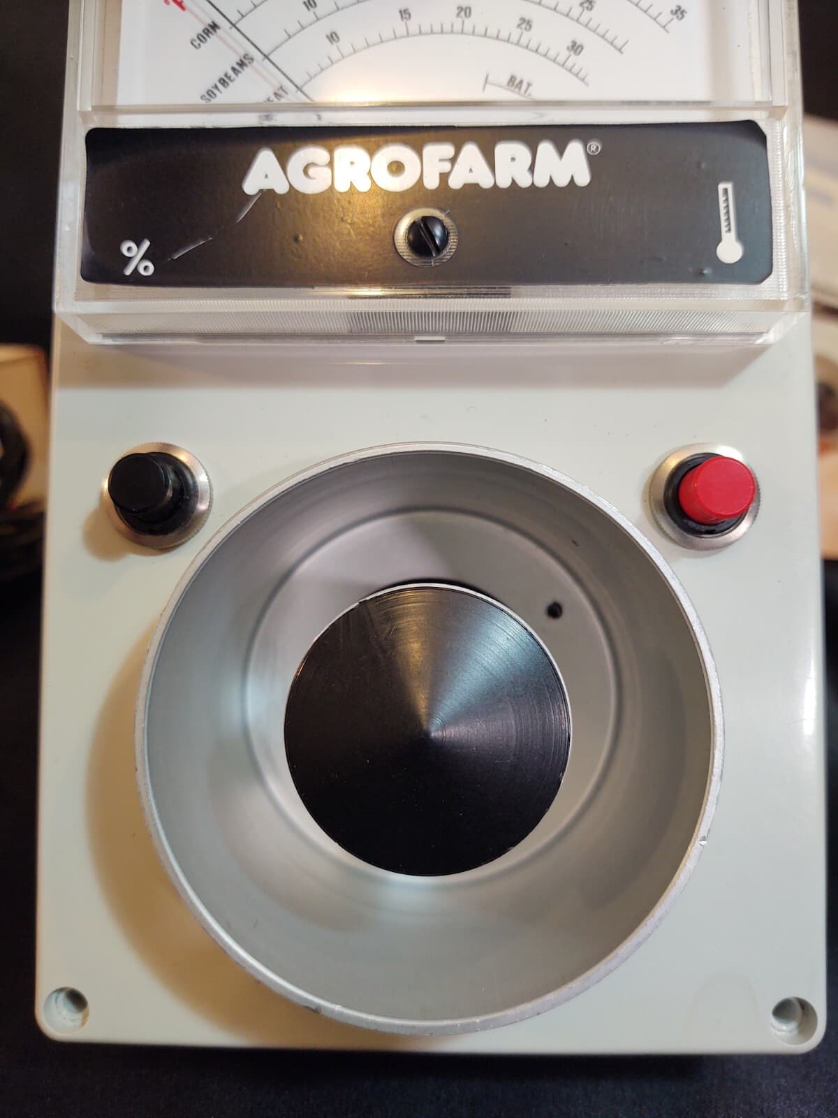 Agrofarm Grain Moisture Temp Tester DK-6064 Jordrup COMPLETE Tested & WORKS! Bin 5