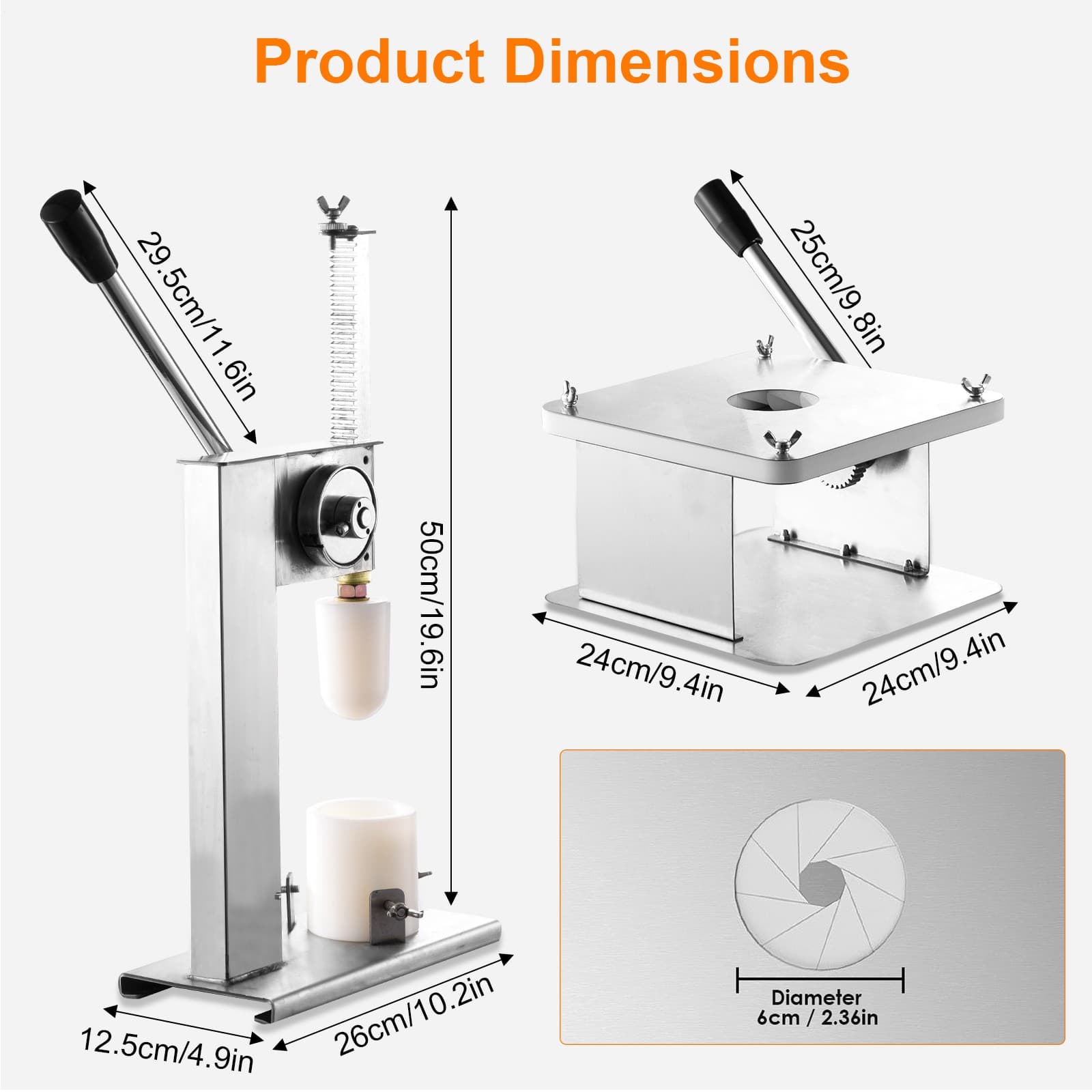 Commercial Baozi Maker Manual Bun Mold Stainless Steel Dough Press Machine 2
