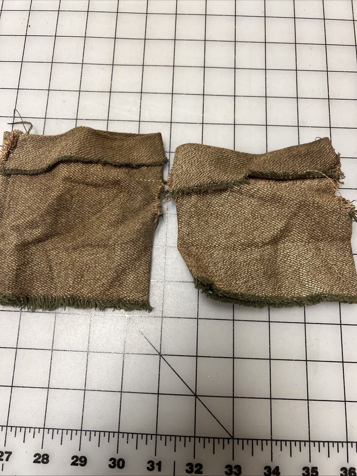 18th Century era Rough Fingerless Mitts out of Scraps, "Turn" TV Costume #118 3