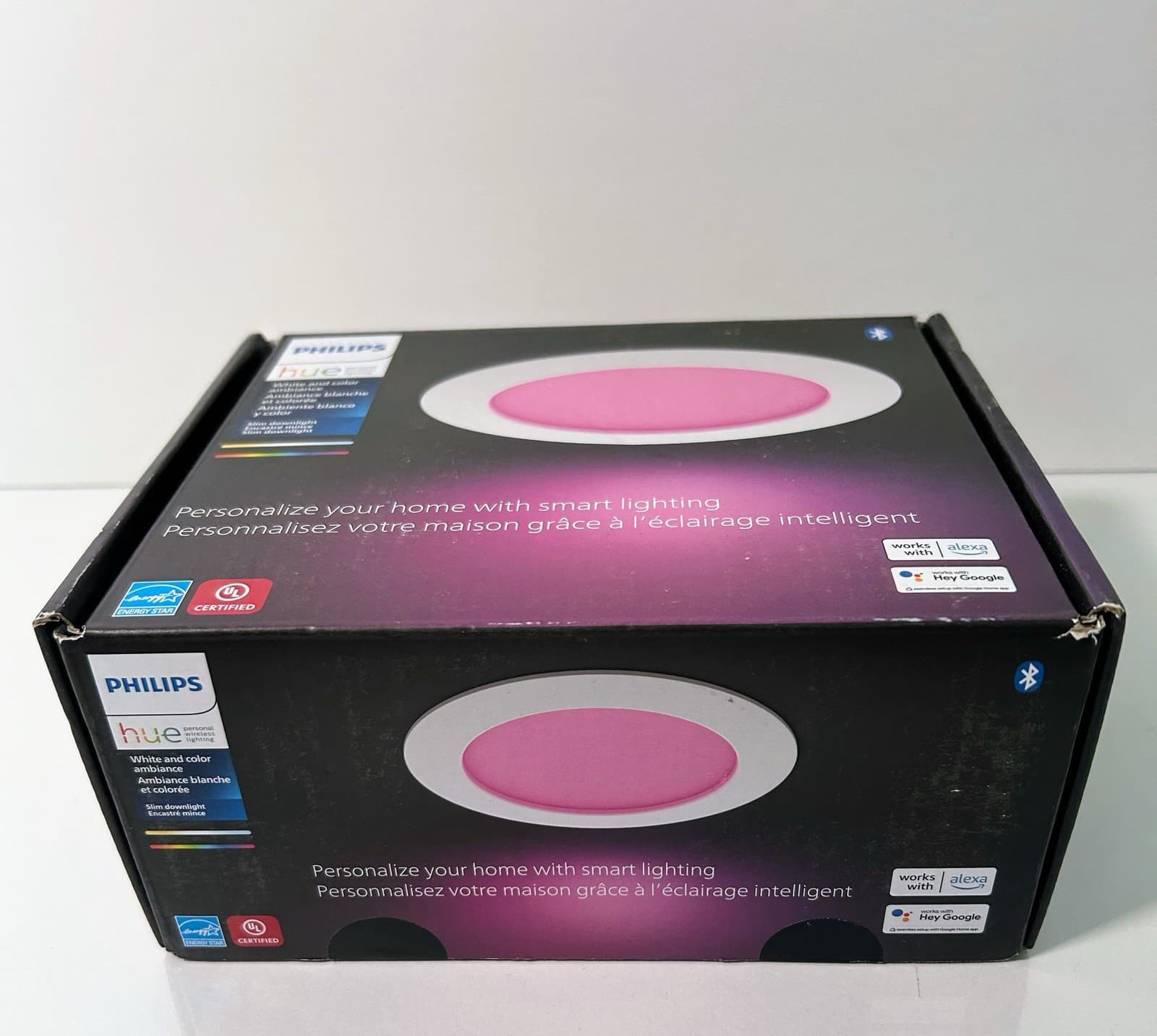 Philips Hue 579573 5/6 in LED Smart Canless Ultra Thin Slim Trim Recessed Light 2