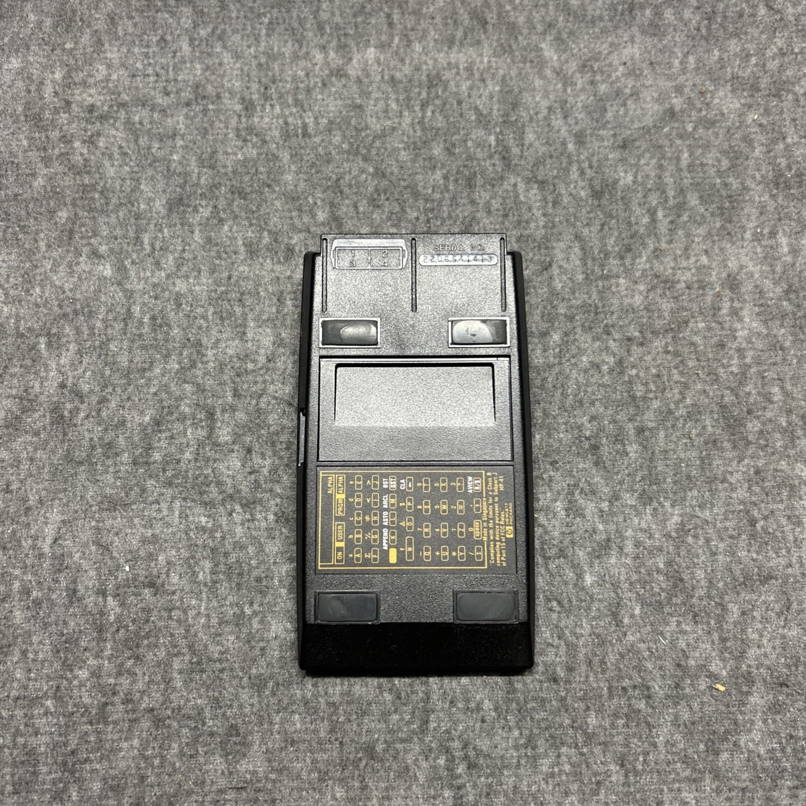 Hewlett Packard HP-41CV Programmable Scientific Calculator X Mem STRC ANAL X 4