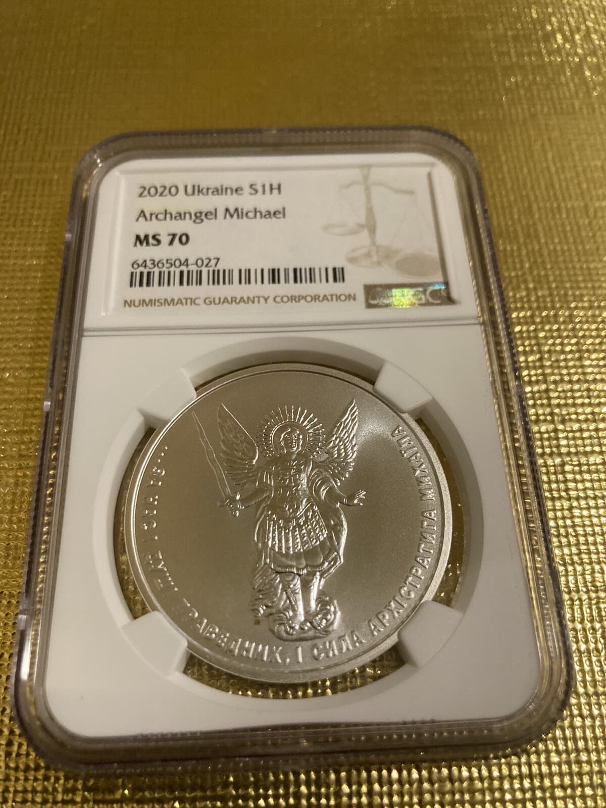 2020 Ukraine Archangel Michael NGC MS70