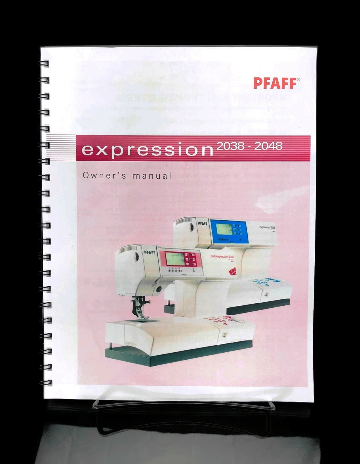 PFAFF Expression 2038 2048 Instructions User Guide Manual COLOR COPY
